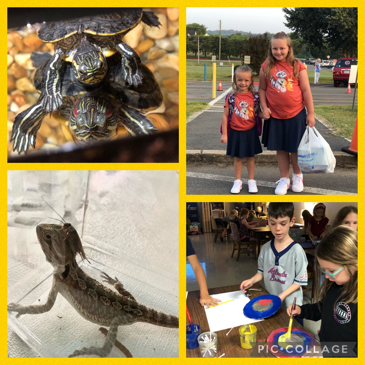 MESBlueDevilArt's tweet photo. What an AMAZING start to our school year!! Sooo much fun creating already!! Love being back with these kiddos! @MESBlueDevils @FloydCoSchools @fcsarts https://t.co/TnJu7BXRQG