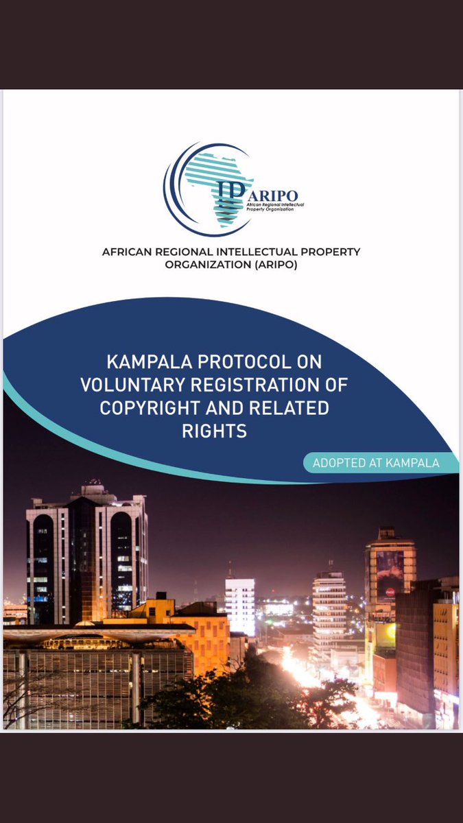 EmillyKalaki's tweet photo. Congratulations 
Kampala Protocol is here to sort your copyright issues. Voluntary registration for you all. #CopyrightProtocol #Malawi #kenya #Ghana #Liberia #Tanzania #Burundi #Rwanda @_ARIPO @allroundUganda @IreneMugisha @EUinUG @GCICUganda @Harriet55851750 https://t.co/esUeJDysTK
