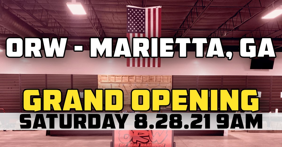 OffRoadMarkets's tweet photo. In just a few minutes the Grand Opening of the @OffRoadWarehouse in Marietta will start. The address is 911 N Cobb Pkwy NE, Marietta, GA 30062-2411. We will be there as well and look forward to meeting with our industry friends. See you in Marietta at #offroadwarehouse. https://t.co/qDcFYE3An6