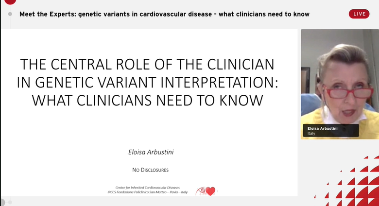 SilCastelletti's tweet photo. #ESCCongress #Genetic in #CVD diseases - Prof Arbustini explains #genetic testing basic principles
‼️Not all #genetic variants are the same:
✅benign
⁉️uncertain significance
⚠️disease-causing 
🩺cardiologist can help to variants' classification
👨‍👩‍👧‍👦Familial evaluation is important https://t.co/z3c5zwPkBQ