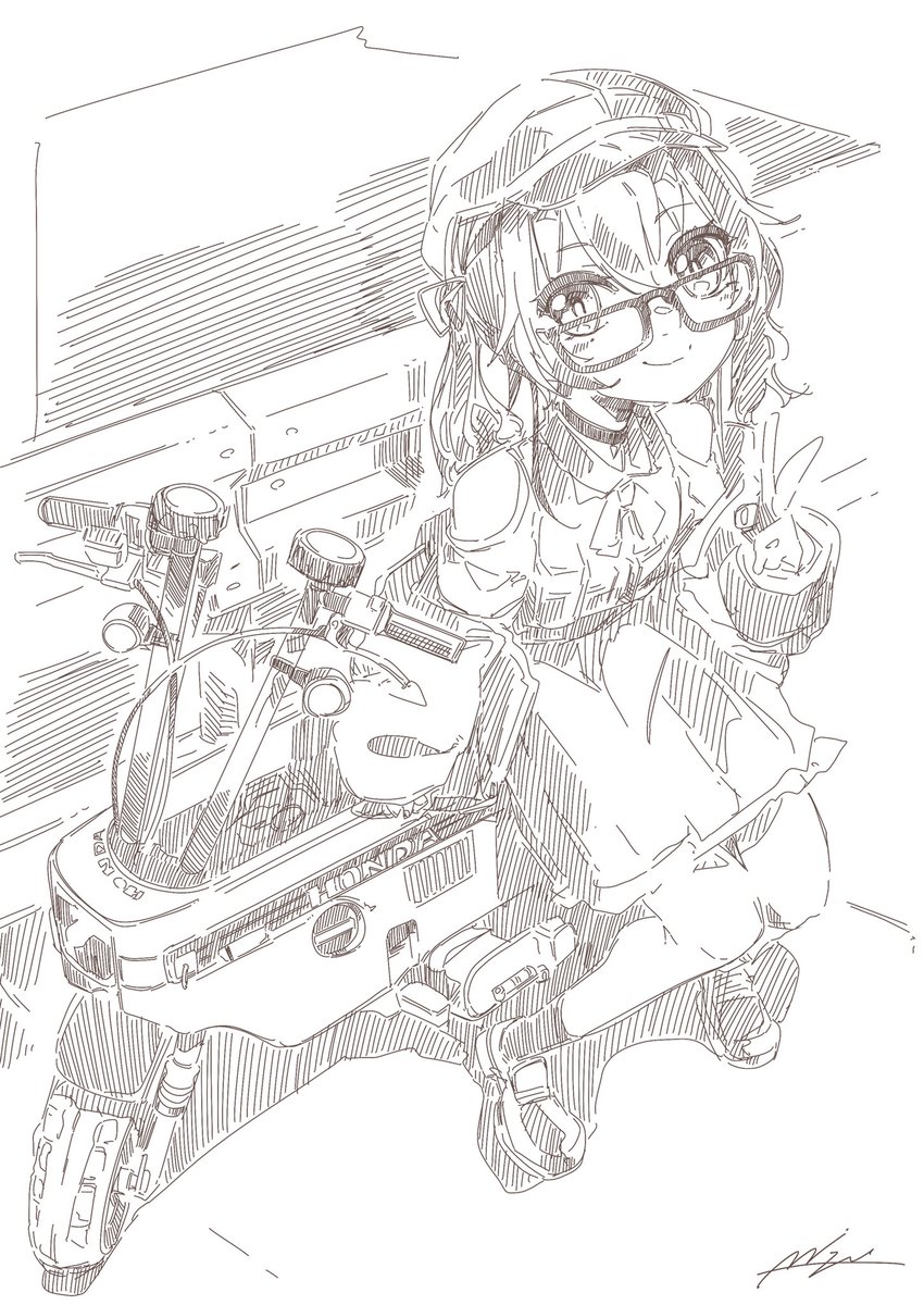 #ホロ妄想埋め立て地 
#祭絵
#ホロドライブ
🏍🏮 