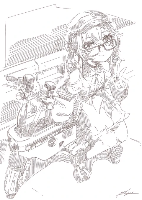 #ホロ妄想埋め立て地 
#祭絵
#ホロドライブ
🏍🏮 