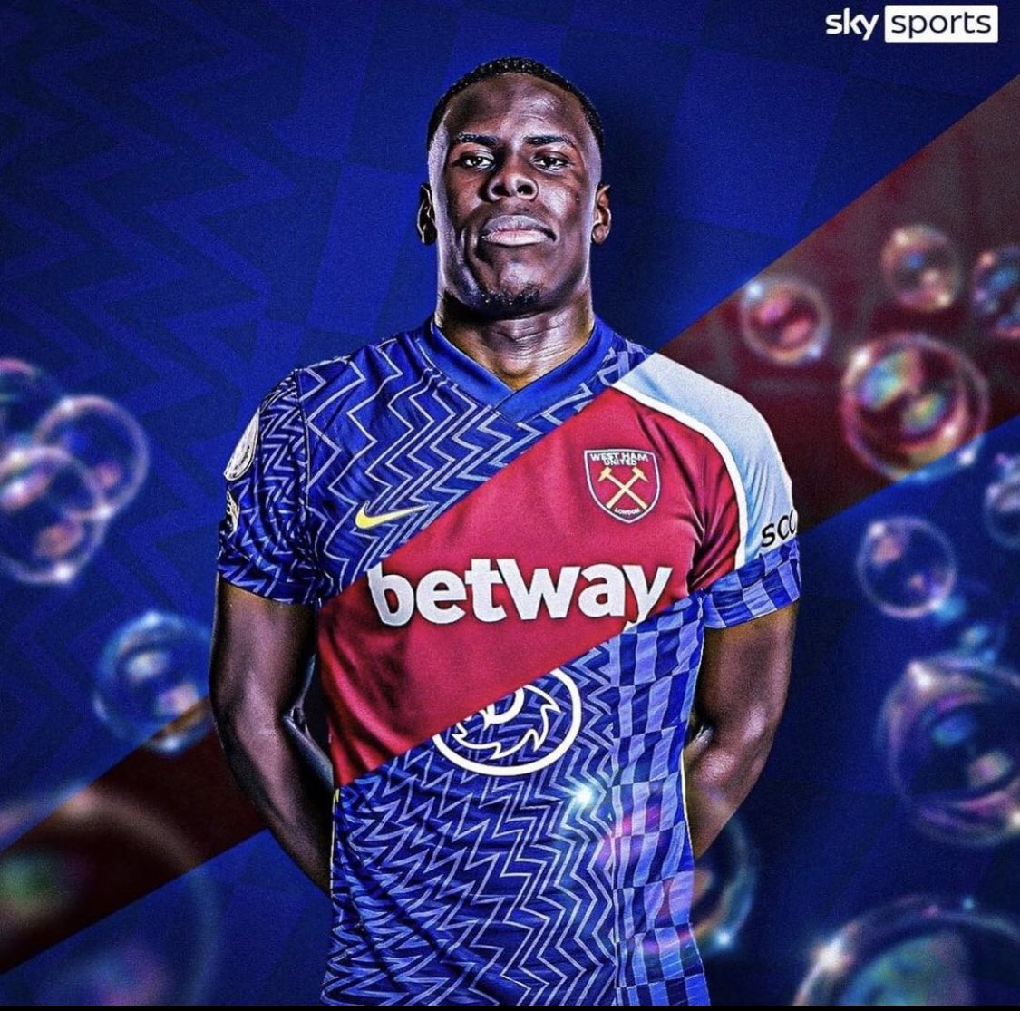 CaidenWHU's tweet photo. Zouma confirmed announcement will be soon. If we sign a back up striker I feel like we will go far in Europe ⚒ https://t.co/FYc9aQVWVz