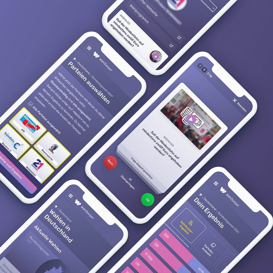 VoteSwiper's tweet photo. Match your party! You can download the #VoteSwiper app for iOS or Android. You can find the Galileo WahlSwiper in the Galileo app. 📲 iOS: https://t.co/6QGWw367Sf 📲 Android: https://t.co/LctDjTOv0K

#wahlswiper #voteswiper #btw21 #ltwmv #ltwmv21 #agh21 https://t.co/OSPvDPKe5y