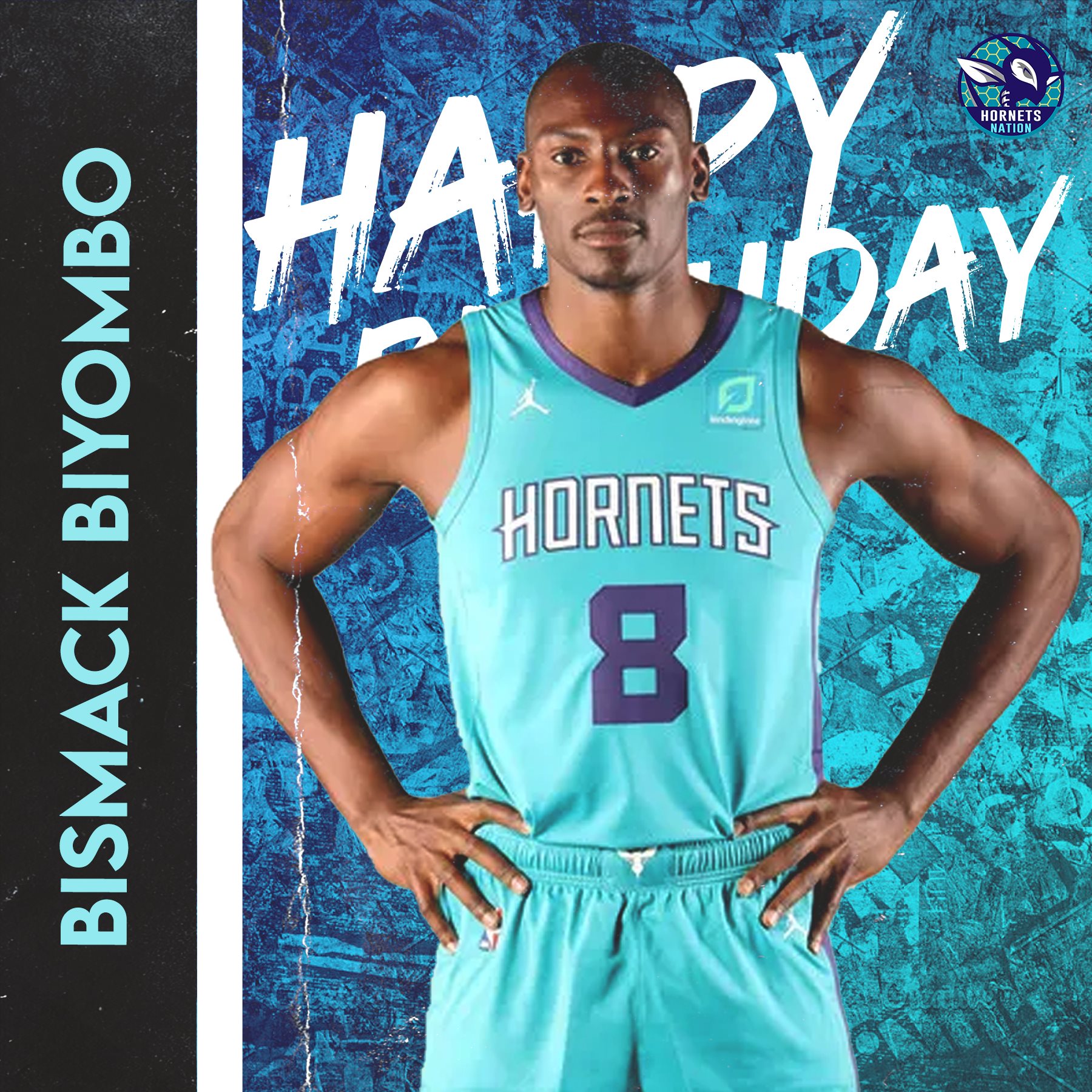 Hornets Nation, let\s all greet Bismack Biyombo a happy 29th birthday!  