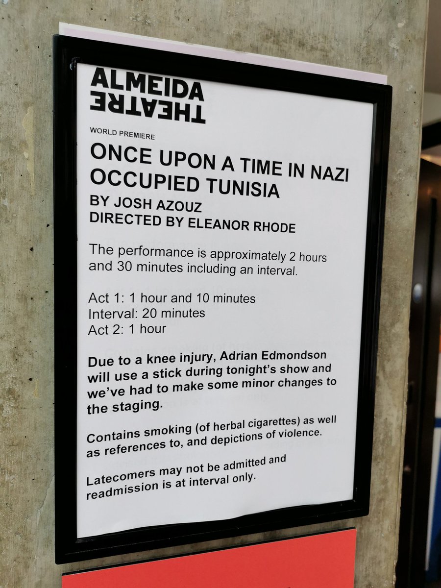 Break_A_Leggers's tweet photo. Oops.
Unplanned visit to our beloved @AlmeidaTheatre
#OnceUponATimeIn https://t.co/M7sI326zz5