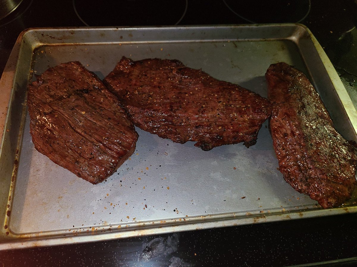 CODYUNDERWOOD90's tweet photo. Some #Sierra cuts we had for our anniversary Thursday. With my wife's twice baked 🥔 as the prefect side. She still makes me leave the kitchen when she makes them. Said if I knew how to make them, i wouldn't need her anymore.🤣 #CookingWithRedneck #RednecksGreenAcres #PorterRoad https://t.co/1Hsk8IOmUo