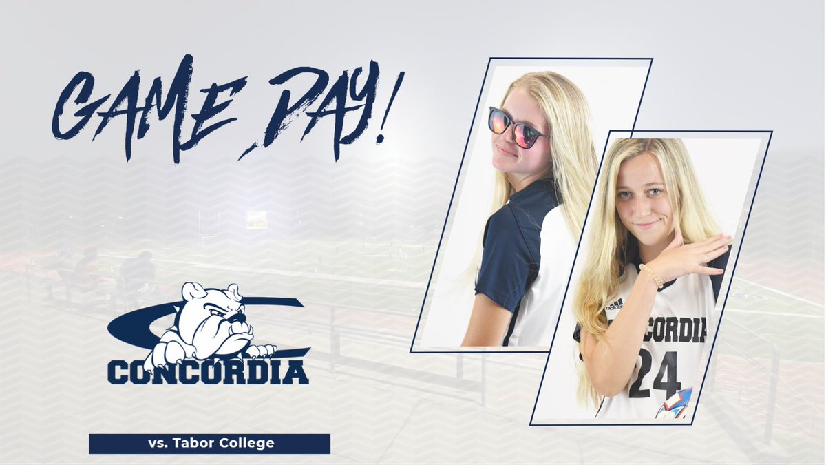 Concordia Bulldogs (@cunebulldogs) on Twitter photo β½ GAME DAY! β½ #FindAWay #RTB π
<a href="/CUNEWSoccer/">CUNE Women's Soccer</a> vs. Tabor
π 1 pm CT
π Bulldog Stadium (Seward, NE)
πΊ/π portal.stretchinternet.com/cun/ β½ GAME DAY! β½ #FindAWay #RTB π
<a href="/CUNEWSoccer/">CUNE Women's Soccer</a> vs. Tabor
π 1 pm CT
π Bulldog Stadium (Seward, NE)
πΊ/π portal.stretchinternet.com/cun/