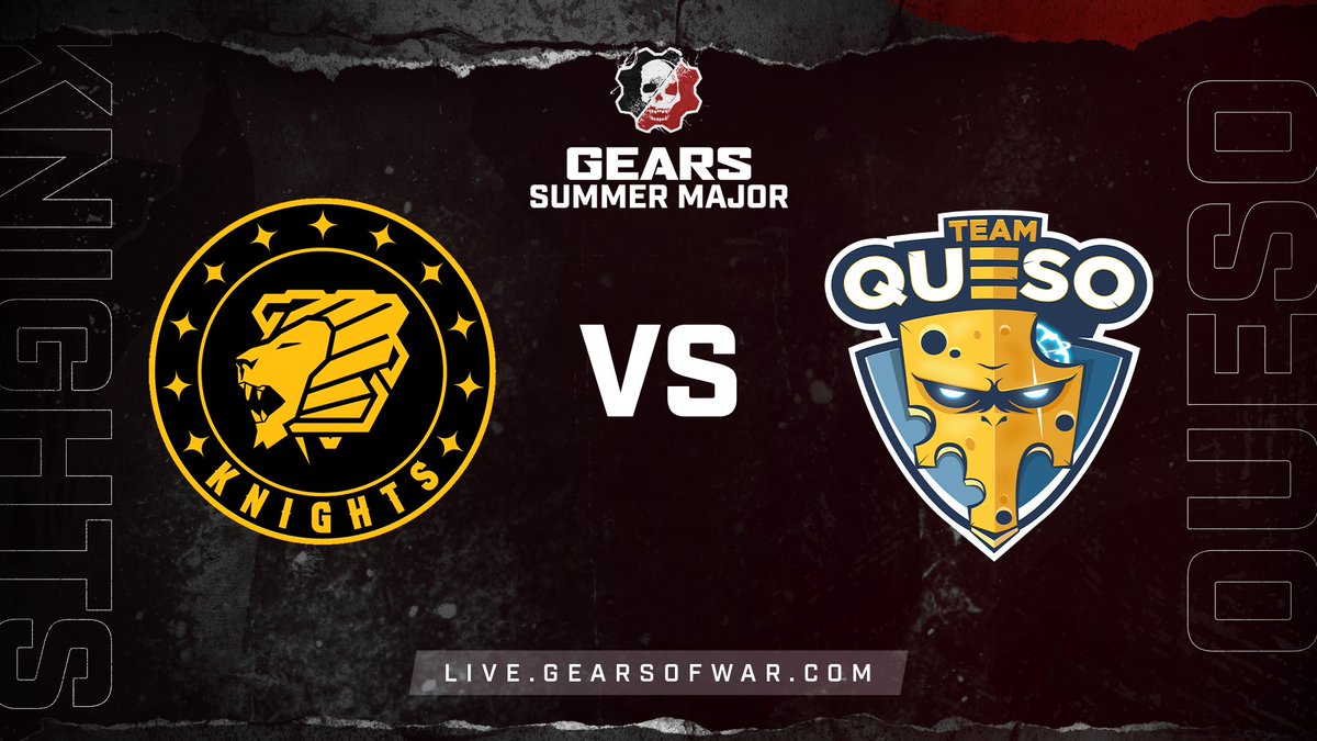 Up next we have a banger of a matchup. 
<a href="/KnightsGG/">KNIGHTS</a> vs <a href="/TeamQuesoGG/">Team Queso</a>!

🖥️ - live.gearsofwar.com #GearsEsports #GearsProLeague