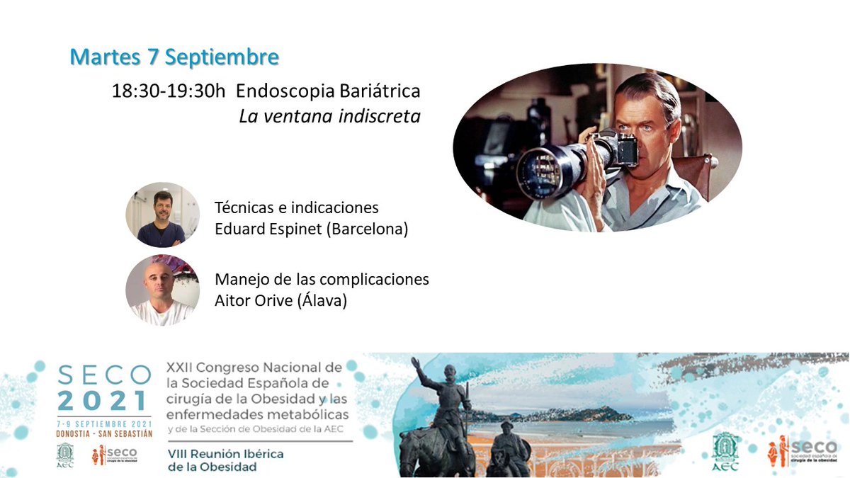 ⏱️Faltan 10 días! ¿Vas a perderte la mesa de Endoscopia Bariátrica? <a href="/SECO_2021/">SECO 2021 San Sebastián</a> @secojoven <a href="/aec_obesidad/">AEC-SECO</a> <a href="/aecformacion/">AEC Formación</a> <a href="/FranZozaya/">Fran Zozaya</a> <a href="/juanArenas70/">Juan</a>