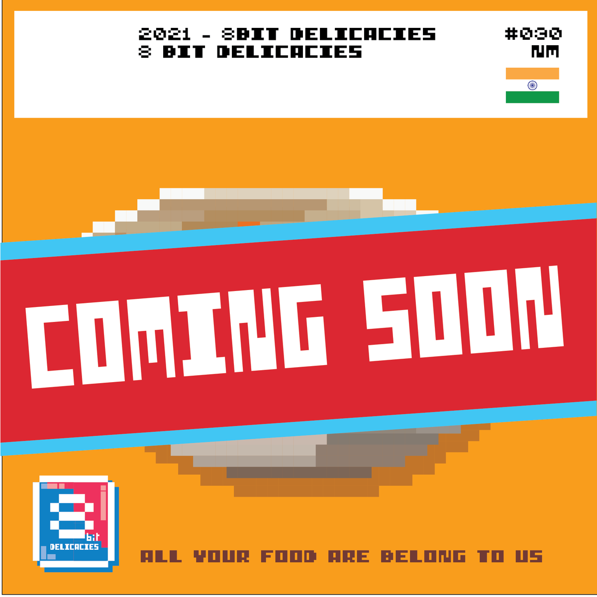 Trairongb's tweet photo. Dropping monday #indiandelicacies #indianfood #nFT #8bitdelicacies @8bitdelicacies #foodaroundtheworld #collectyourfavouritedishes https://t.co/UrUwkREHNz