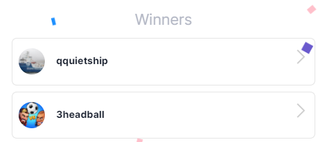 Legia etkinliğimizin kazananları, dm papara lütfen.