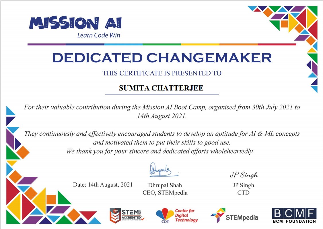 Sumitac15's tweet photo. Proud to be a change maker. https://t.co/LyXs9Wkg9J