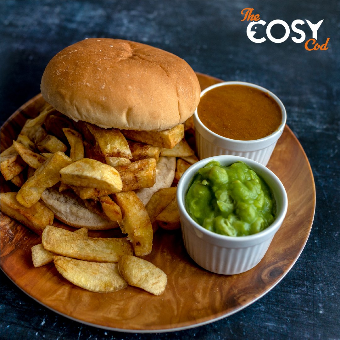 Stop. It's burger time 🍔.
​
​Visit our shop based on 26 Carrington Rd, Stockport.

#buylocal #fishandchips #simplepleasures #thesimplicity #slowliving #liveauthentic #simpleandstill #fishonfriday #fridayfishfry #mintedpeas #friedfish #britishfood #traditionalfood #stockport