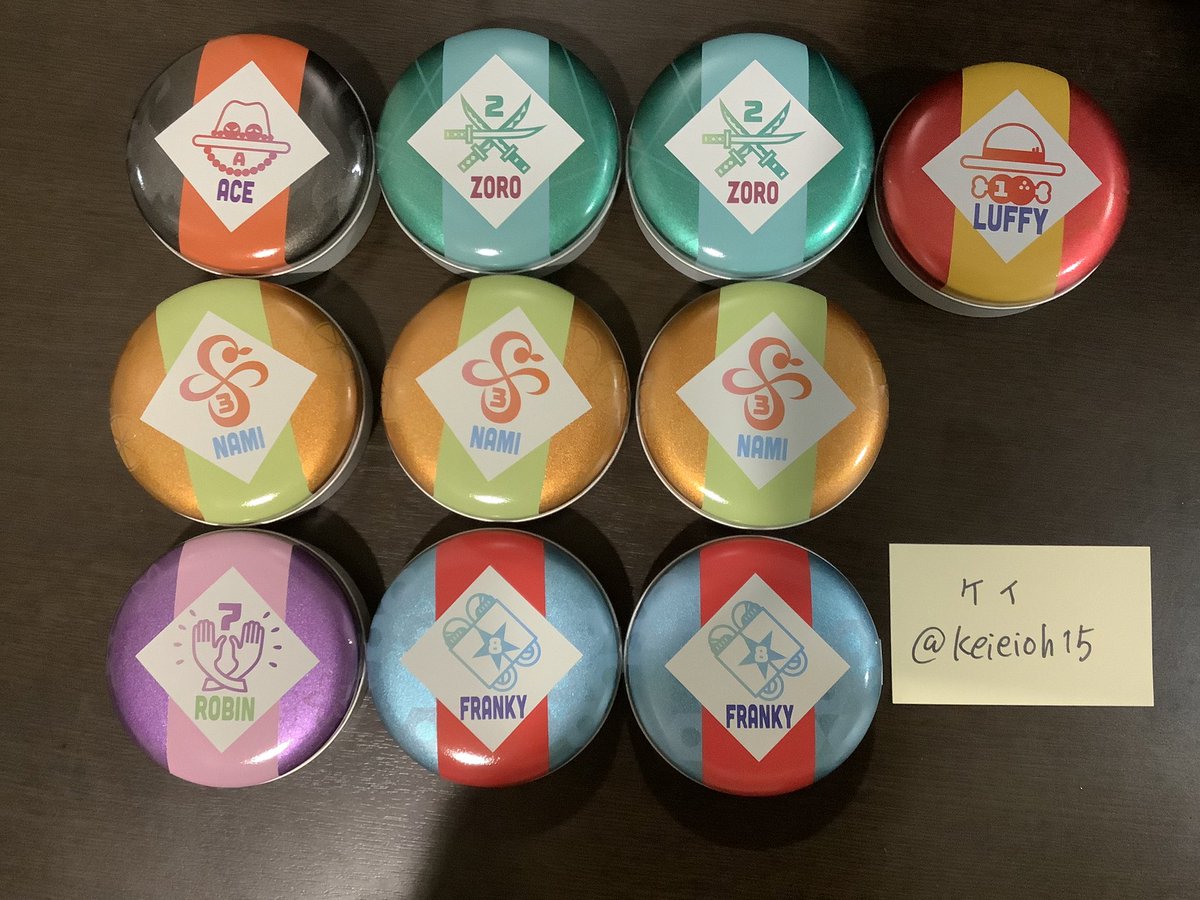 ケイ 交換 譲渡 ワンピース コレクタブル クッキー ユニバ Usj クッキー缶 チャーム 譲 クッキー缶 エース ゾロ2 ルフィ ナミ3 ロビン フランキー2 チャーム ルフィ3 ロビン2 チョッパー ブルック3 フランキー 求 チャームロー 定価 送料 譲渡の