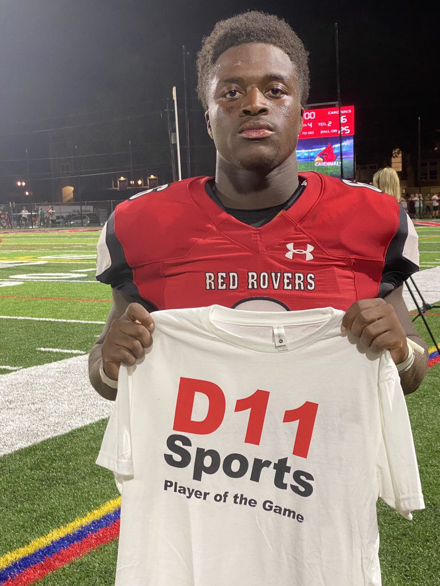 Our <a href="/D11Sports/">D11Sports</a> Player of the Game Presented by <a href="/mystlukes/">St. Luke's University Health Network</a> Sports Medicine <a href="/_WilliamsMarcus/">Marcus Williams</a>. His offensive line did a great job opening up some holes &amp; the rest was history. 6 carries-6 tds-173 yards. <a href="/EastonFootball/">Easton Football</a> <a href="/mystlukes/">St. Luke's University Health Network</a> <a href="/GoRedRovers/">Easton Athletics</a>  Game REPLAY: youtu.be/RWO72tLHceQ