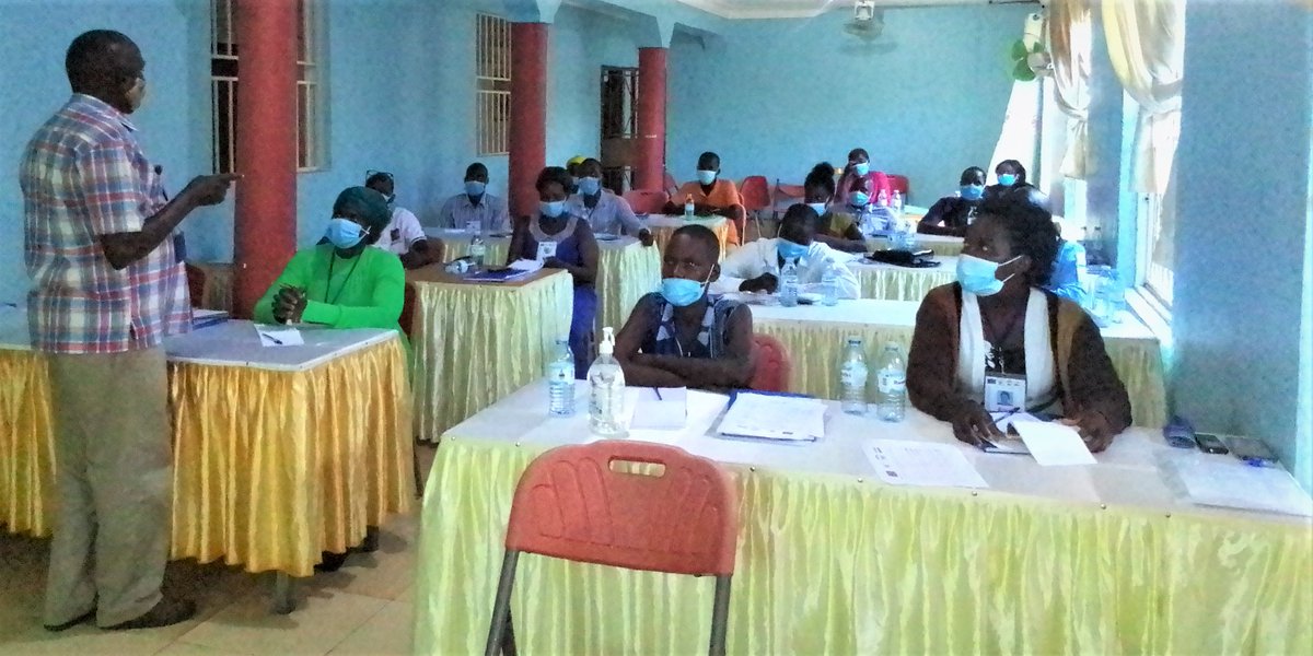 GWEDGUga's tweet photo. Our Human Rights monitor walks the Land Rights Defenders undergoing capacity building on the logistical requirements and preparations for information gathering. @SoleterreOnlus @HURIFO and financial support from @EUinUG https://t.co/xKac7K1ned