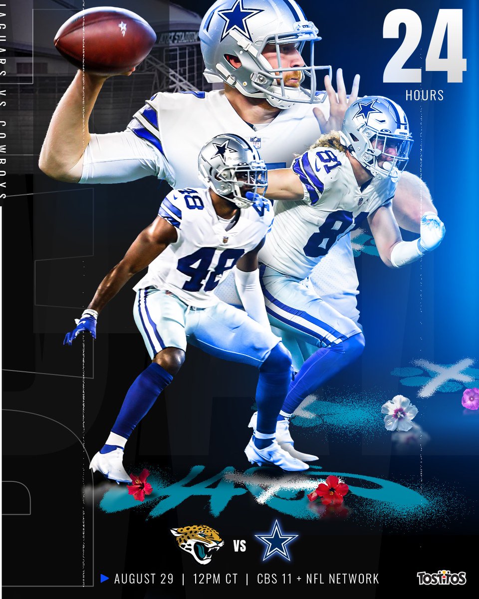 dallascowboys's tweet image. Tomorrow.

#JAXvsDAL | @Tostitos | #DallasCowboys