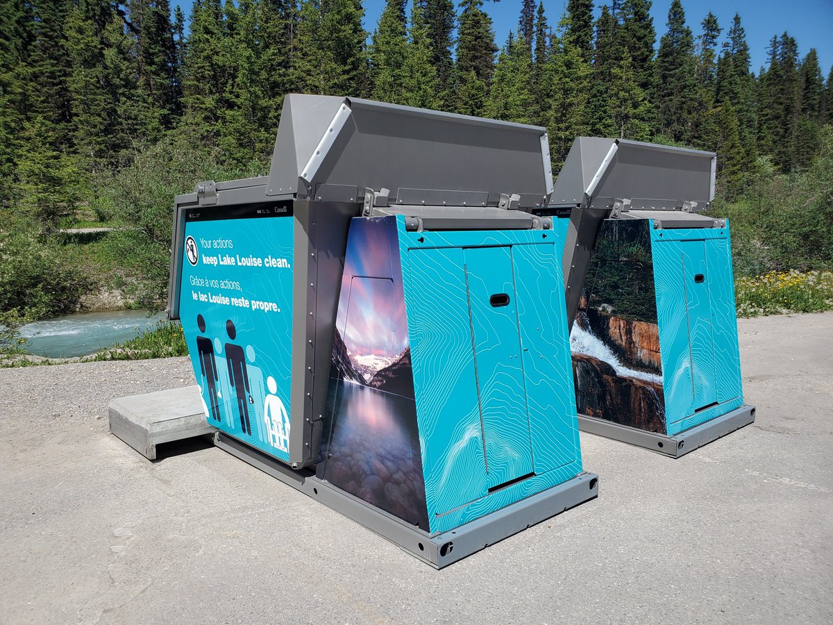Headed out to Lake Louise this summer? We’ve added garbage capacity in the parking lot to help keep Lake Louise clean 🚮
 
✨ Remember that your actions matter! When you leave <a href="/BanffNP/">Banff National Park, Parks Canada</a>, leave it wild! ⛰️
Learn the #WildlifeRules 👇
parkscanada.gc.ca/wildliferules