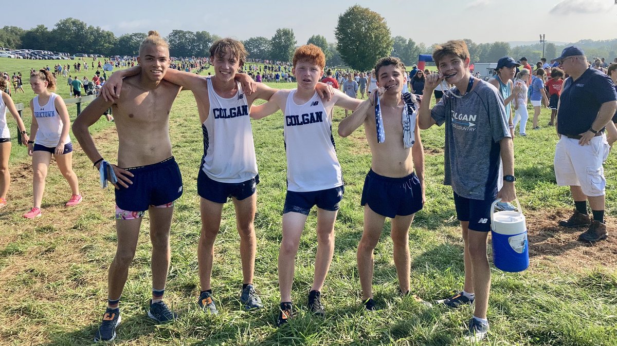 So proud of this crew as they build their legacy! And…Drew dropped around 2 minutes from last season. @ColganXC_TF