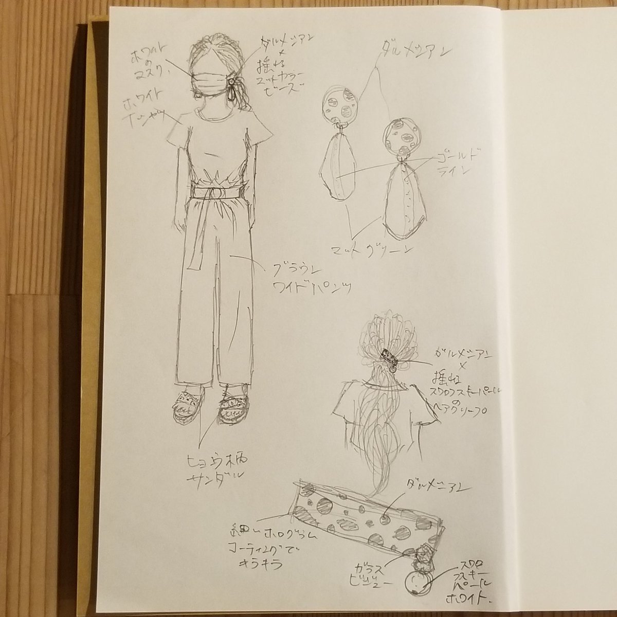 MsMpmrmms's tweet photo. 私スタイルを絵にしてみました💡(もっとスタイル抜群に描く予定だった…‼️😂)上下UNIQLOにサンダルGUというリーズナブルかつシンプルなスタイル✨ピアスとヘアピンはダルメシアン、サンダルはヒョウというアニマルスタイルだった👀🐾
#レジン #ハンドメイド #minne #minneで販売中 #人魚の涙 https://t.co/pLUaxo70zH