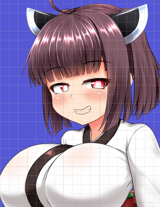 表情差分作成中 