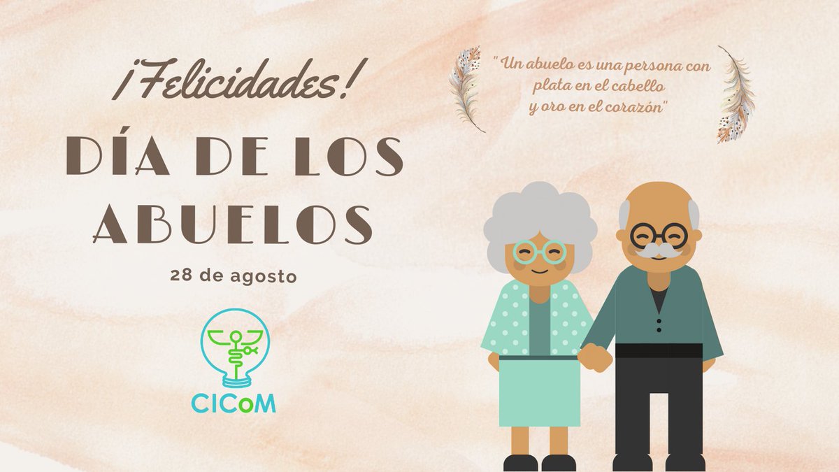 CICoMedicine's tweet photo. El "Día del abuelo" está dedicado a reconocer los años de cariño,  sabiduría y experiencia que nos han brindado.

En México, se celebra cada 28 de agosto desde 1983. Fecha que determinó el presidente Lázaro Cárdenas.

#Abuelos #DíaDelAbuelo #México #CICOM https://t.co/ShumOSkU6T