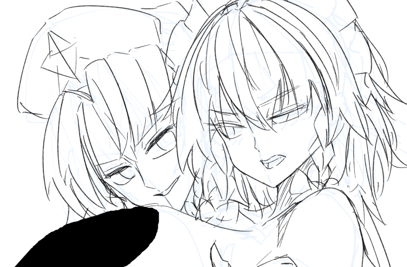 ピクシブリクエスト描いてる 