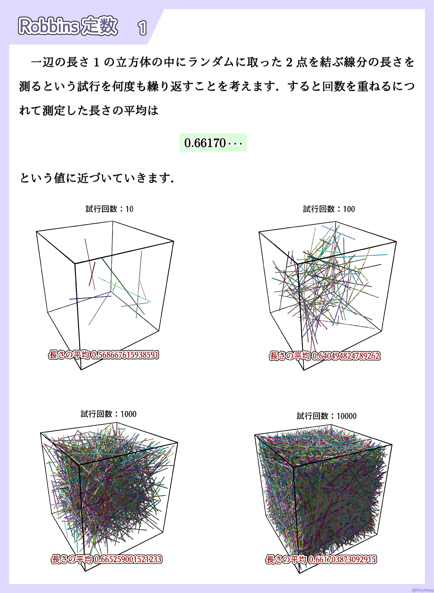 きいねく 立方体から出てくる複雑な長さの式 T Co U0wih3lmsr Twitter