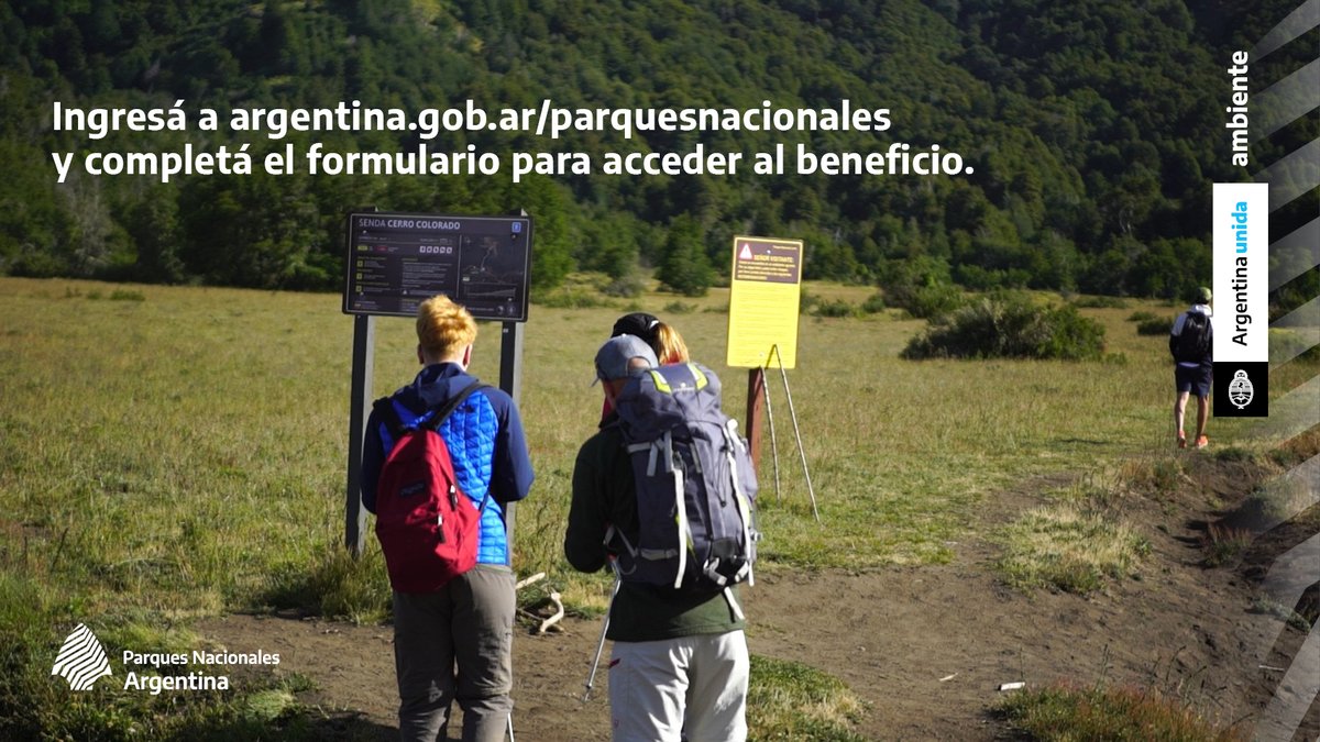 🙌Ya llega la segunda semana de la juventud en #ParquesNacionales🙌

🗓Del 16 al 23 de septiembre, si tenés entre 16 y 29 años vas a poder entrar gratis a los 11 Parques Nacionales que cobran entrada.