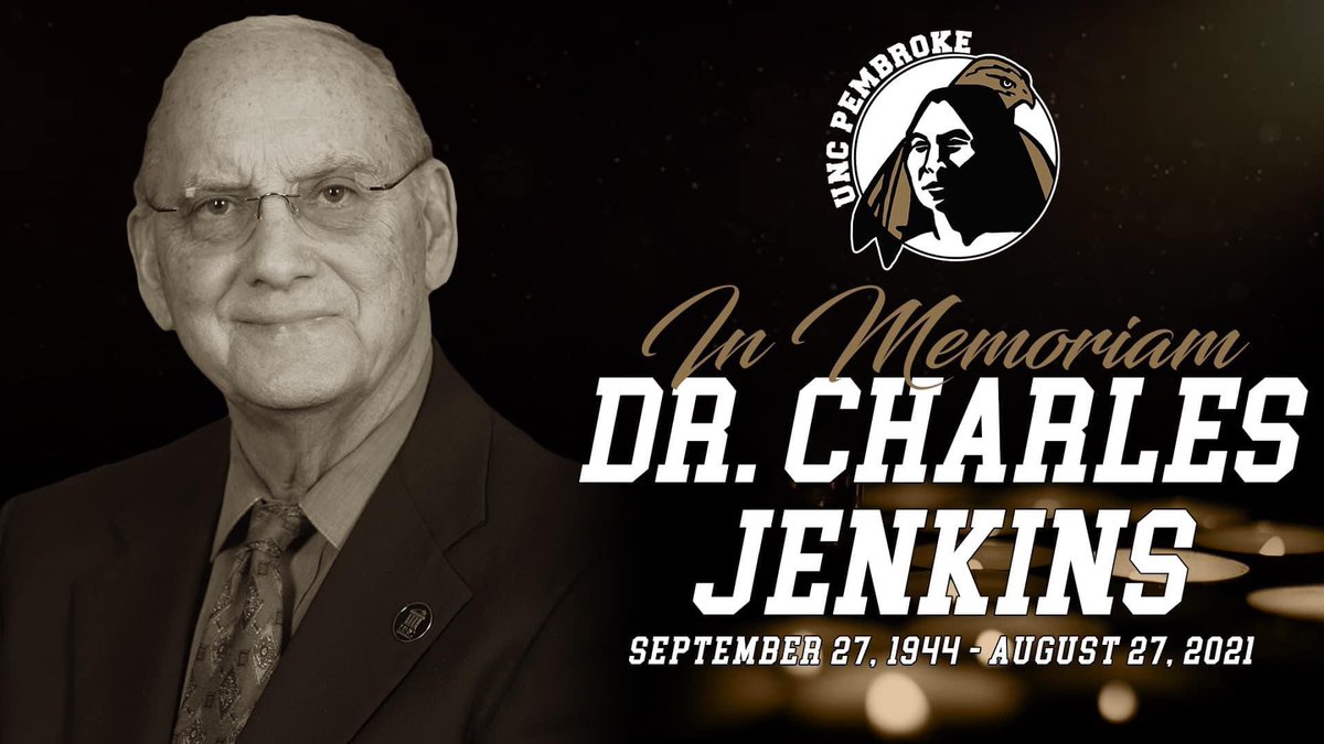 North Carolina has lost a great educator. Dr. Charles Jenkins was a great mentor, educational leader, inspirer, but most..a great friend. Jenkins Family and UNCP we mourn with you.