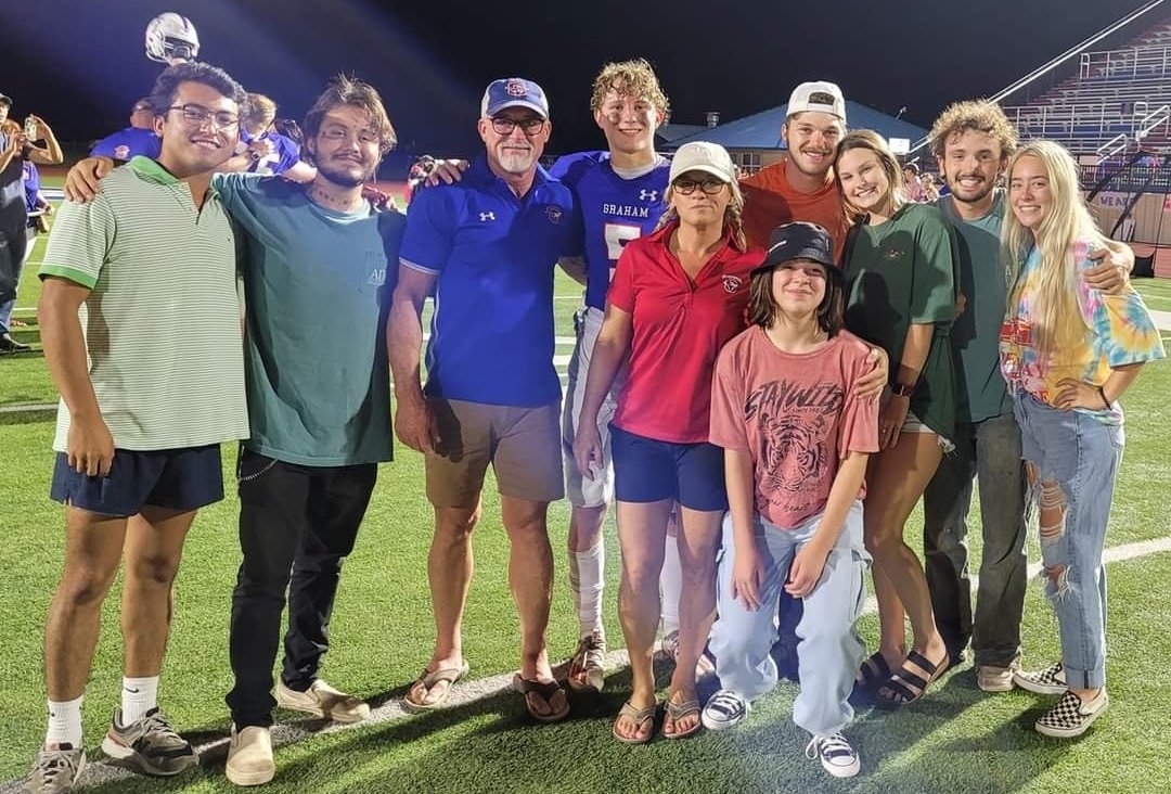 Football, family and friends. It felt good to be back under the Friday Night Lights. Clutch win over Alvarado. 35-36
We love #5. Our favorite corner!