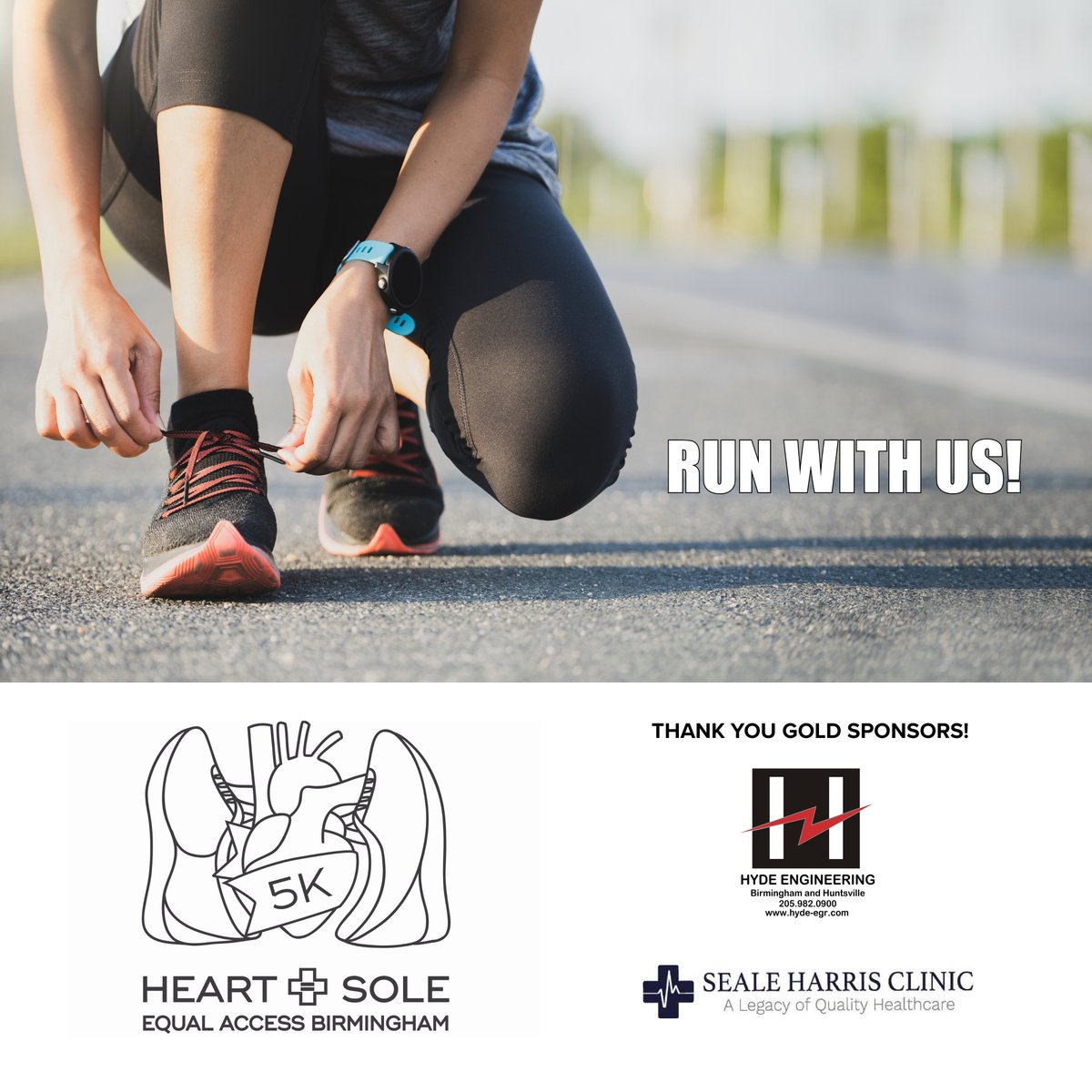 Today is the day! Run or walk with us in our EAB Heart &amp; Sole 5K starting today and tomorrow on one of our pre-planned routes or make your own route! Be sure to get on social media and tag us at #eabheartsole5k. So go out there and make your mark!