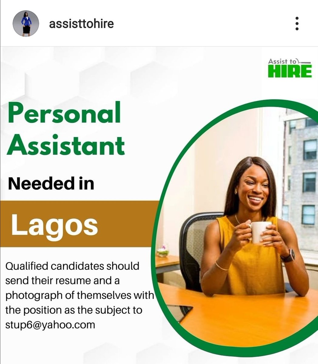 Recruit_VE's tweet photo. Location: Surulere 
Minimum of Bsc/HND
. 
Must live within Surulere, Yaba,Ebutemetta or Ojota axis. 
Qualified candidates should please send their resume and a photograph of themselves with position as subject to stup6@yahoo.com
#lagos #lagosjobs https://t.co/aEGW3xbRsf