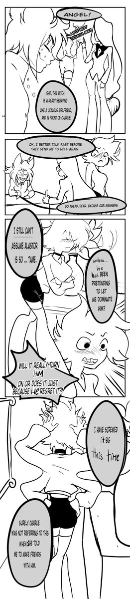 yucenkio's tweet photo. HURT CH.4 PAGES 95-96-97-98 #Radiodust #hazbinhotel #hazbinhotelfanart #angeldust #alastor #hurtcomic #yucenkio
I'm a bitch for the slow burn and cute moments being interrupt, just saying 👆🤣 https://t.co/BitHUOFbXd