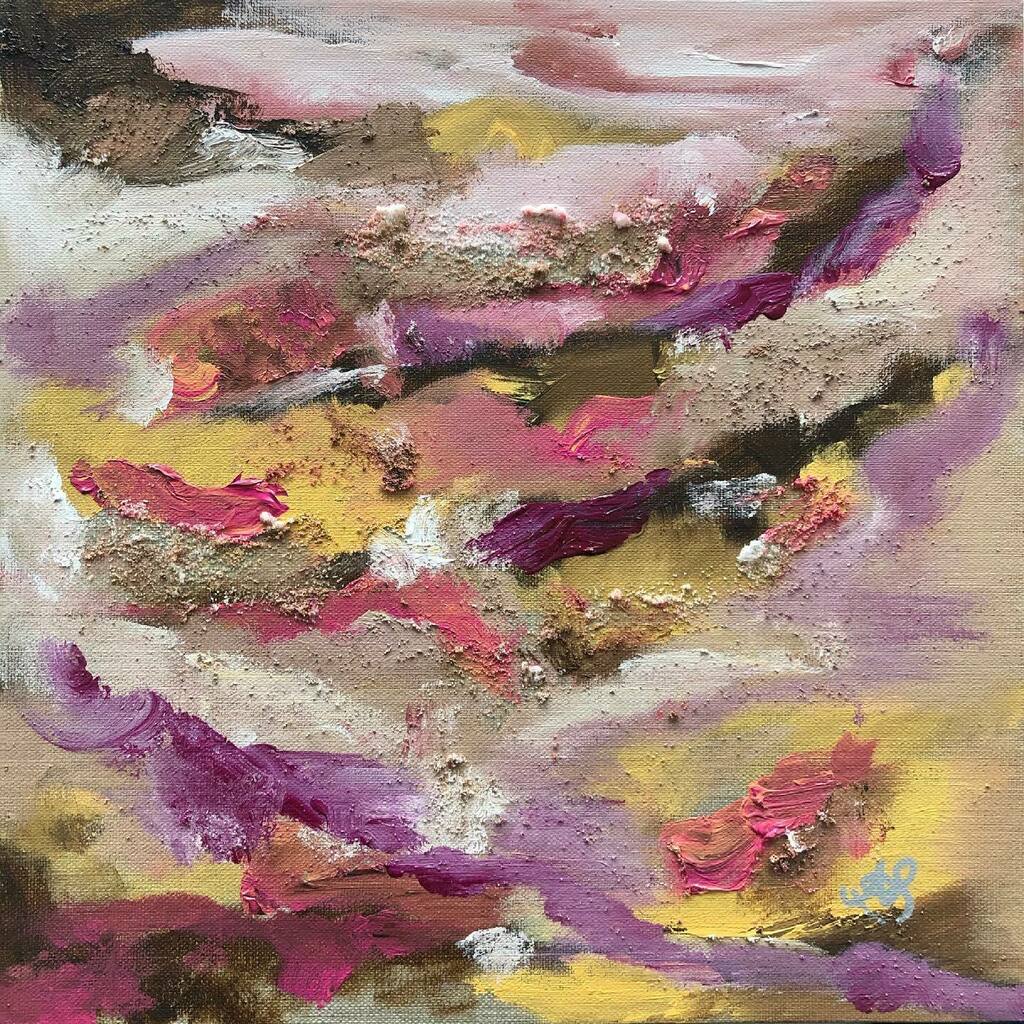 AnureetSra's tweet image. Petite Painting – “So Much Going On”.
Dreamy Abstract Art.
A blend of pinks, reds, purples and yellows – textured art.
Original Artwork – Acrylic painting on linen board panel.
Square (300 x 300 x 4 mm) size.

#absractart #painting #abstracttexture #texturedart #colourfulart…