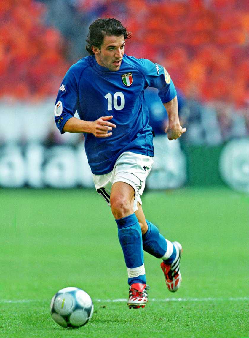 Del Piero for Italy at Euro 2000