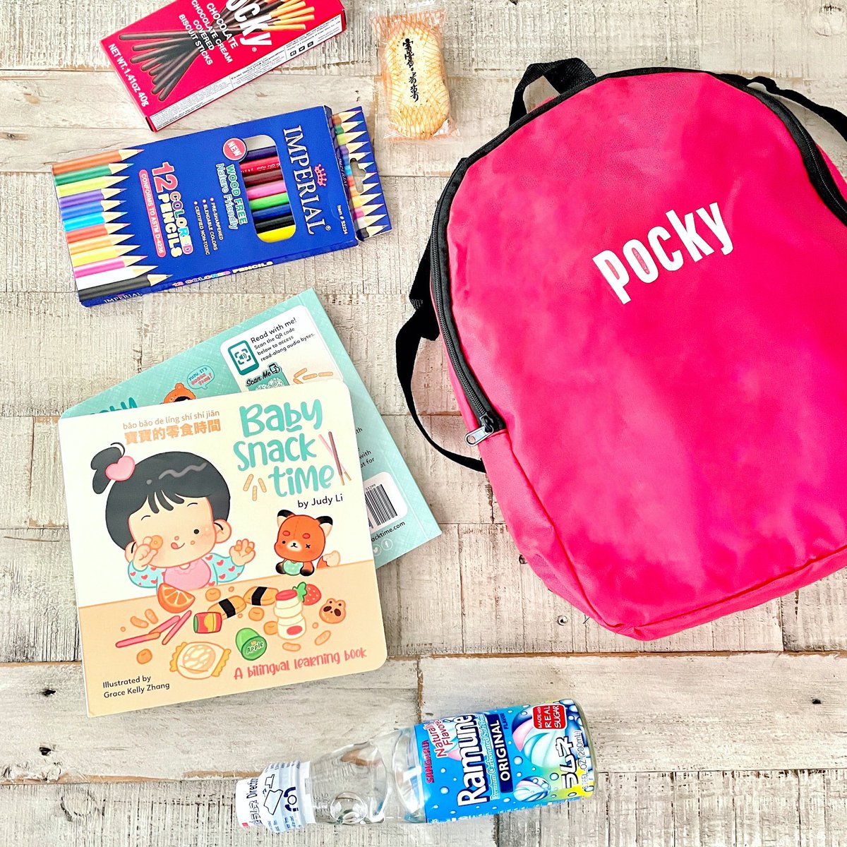 BabySnackTime1's tweet photo. Who’s ready for school?

What kind of snacks are you packing your little ones for school? 

#backtoschool #asiantoddler #asiansnacks #pocky #ramune #binbinricecrackers #aapi #asianlife #bilingual #kidlit #childrensbooks #childrensbook #babysnacktime #snack #snacks #bts #bookish https://t.co/EbJ7YgjUy0