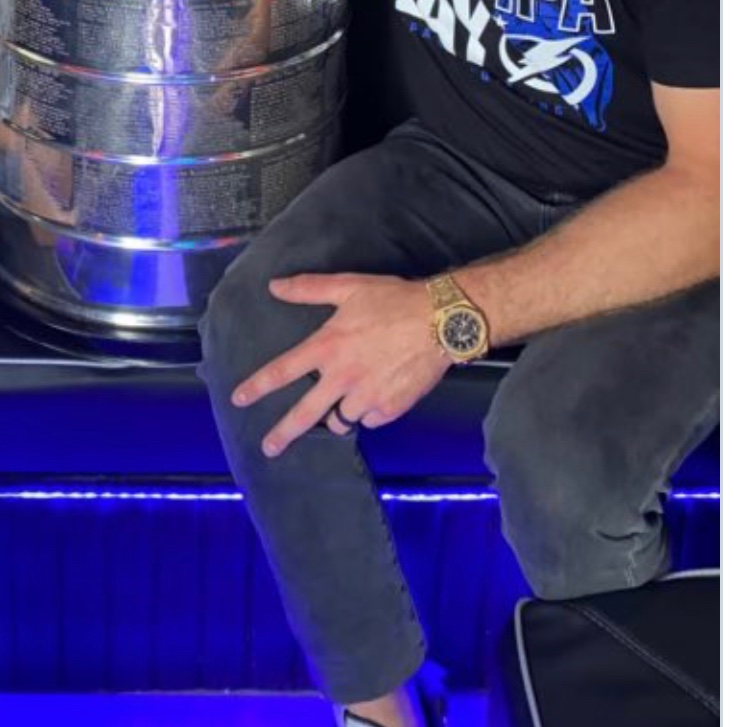 Jeff_Shurvell's tweet photo. @RealStamkos91 @StanleyCup @TBLightning Predicting a Three-peat … 🧐 https://t.co/s0p6IKprJo