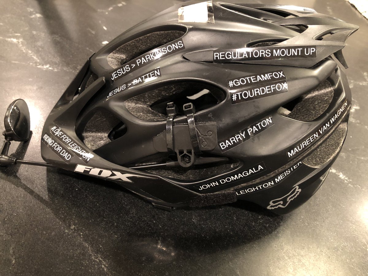 Virtual ride for Parkinson’s in the Tour de Fox done! #GoTeamFox #tourdefox