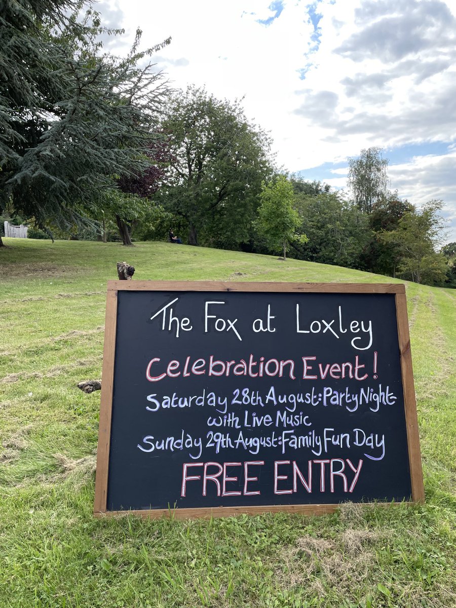 Pub opens at 6 celebrations start at 7pm