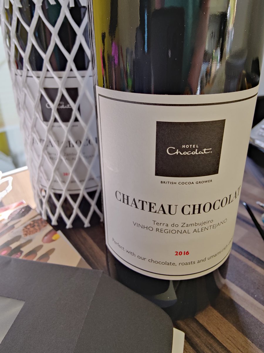 Super happy this is back in stock! #HotelChocolat #RedWine