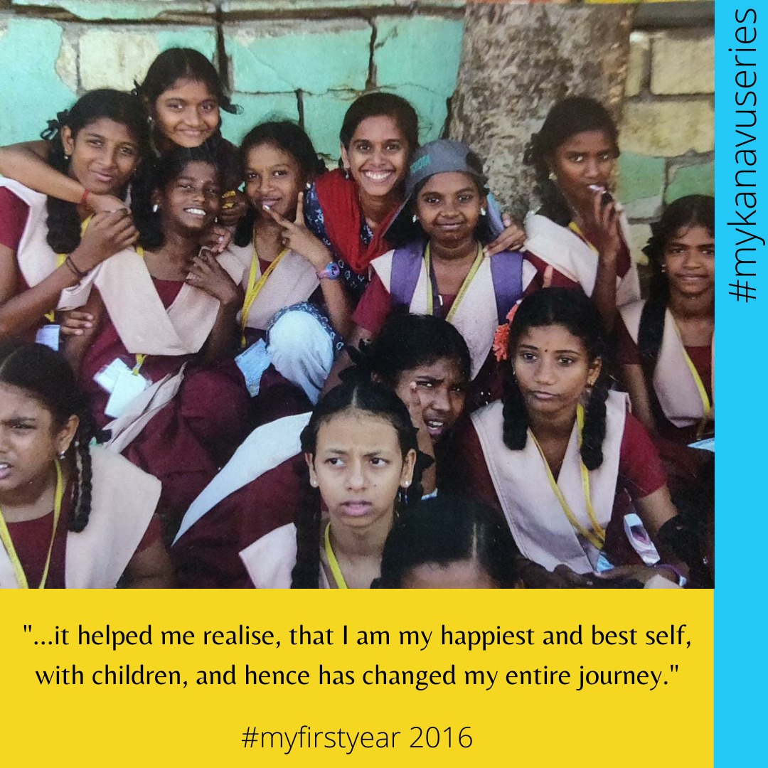 2016
CGHSS, Saidapet 
Chennai
@TeachForIndia
I dreamt of the power that 220 girls had and would unleash onto this world. I dreamt of enabling their paths to have freedom & choices. I dreamt of supporting their growth to choose their paths with  necessary skills and awareness.