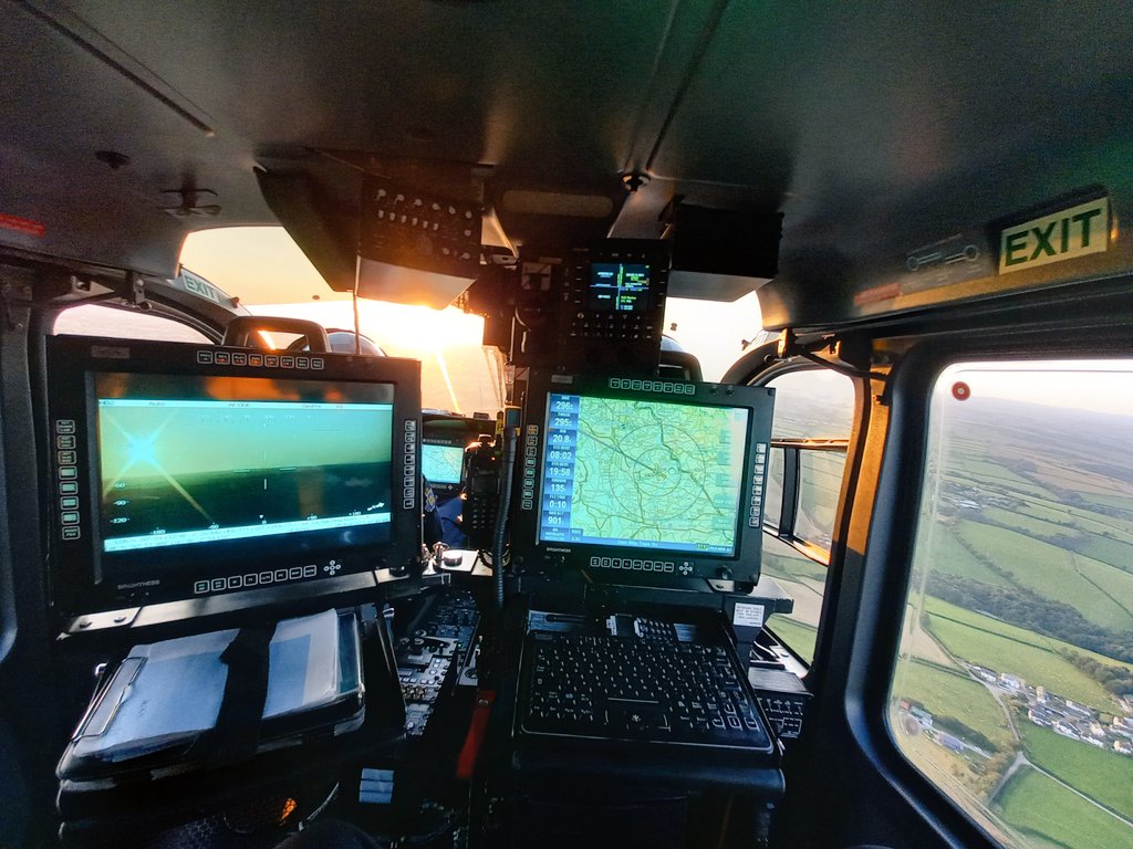 NPASSouthWest's tweet photo. Just assisted at a massive multi agency search for an 82 year old male lost for over 7 hours. 
We managed to locate him using our thermal camera over a kilometre away from where he was last seen.
Pleased to say he is safe and well and now back with his family ^GMO https://t.co/suakKGLl9p