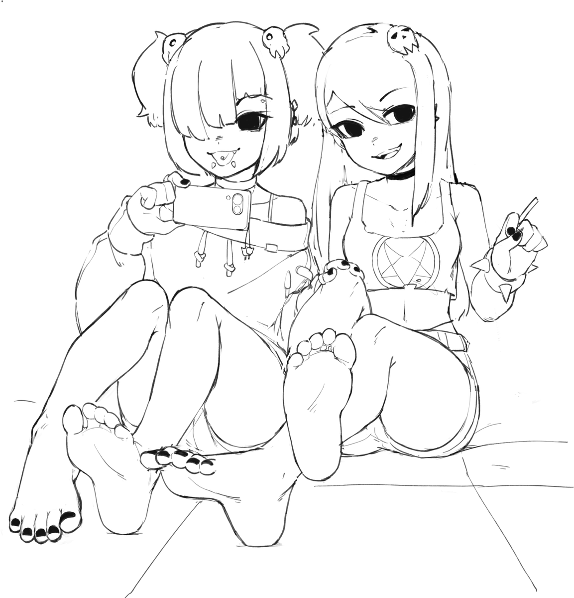 Here's some sketches I discarded 