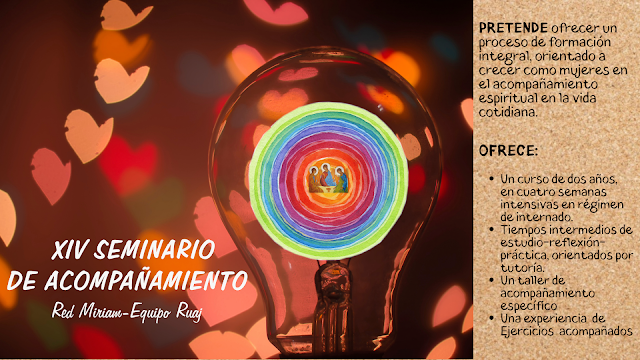 RedMiriam1's tweet photo. ¿Te animas? Curso de acompañamiento de la @RedMiriam1 y @EquipoRuaj https://t.co/4E3eKa9Z3l