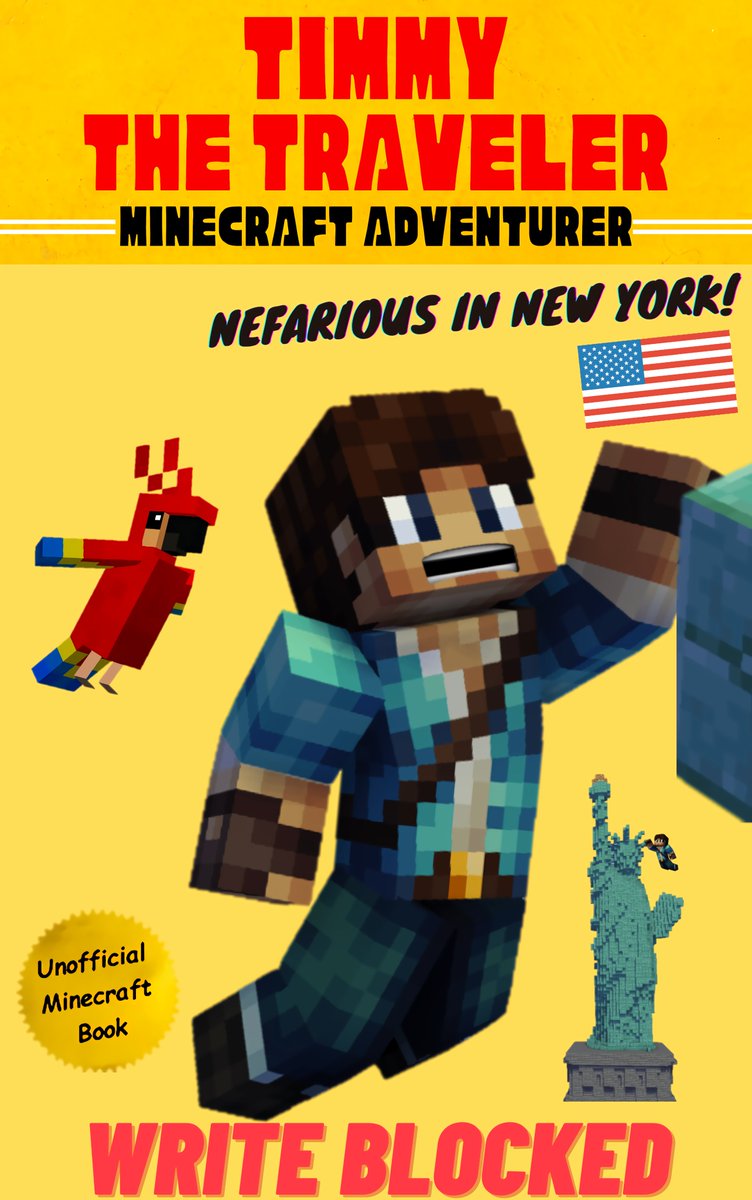WriteBlocked's tweet image. My favorite Timmy The Traveler: Nefarious in New York quotesss #minecraftbooks #middlegrade #books #reading #amwriting