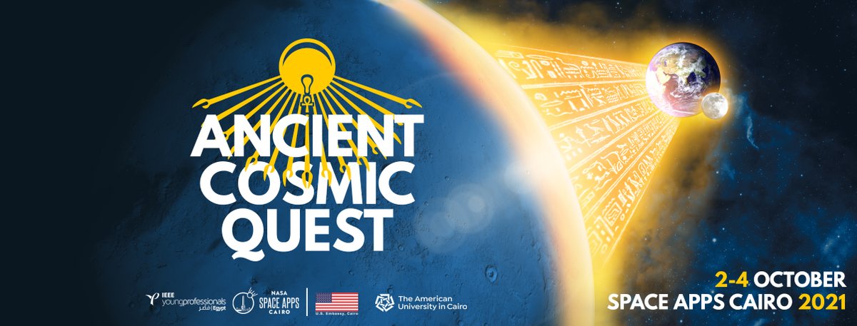 SpaceAppsCairo's tweet photo. Fasten your seat belts ๐จโ๐ THIS IS A CALL TO ACTION!! to all our beloved volunteers, participants, mentors, and judges. Be ready to join us in making another extraordinary adventure of Space Apps Cairo 2021โจ
#AncientCosmicQuest
#SpaceAppsCairo
#SpaceAppaChallenge https://t.co/oxlYpEuQTK