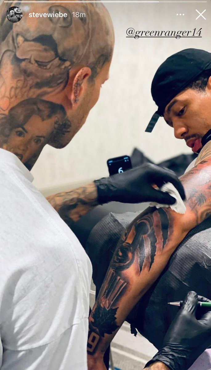 Danny Green’s new tattoo 🔥