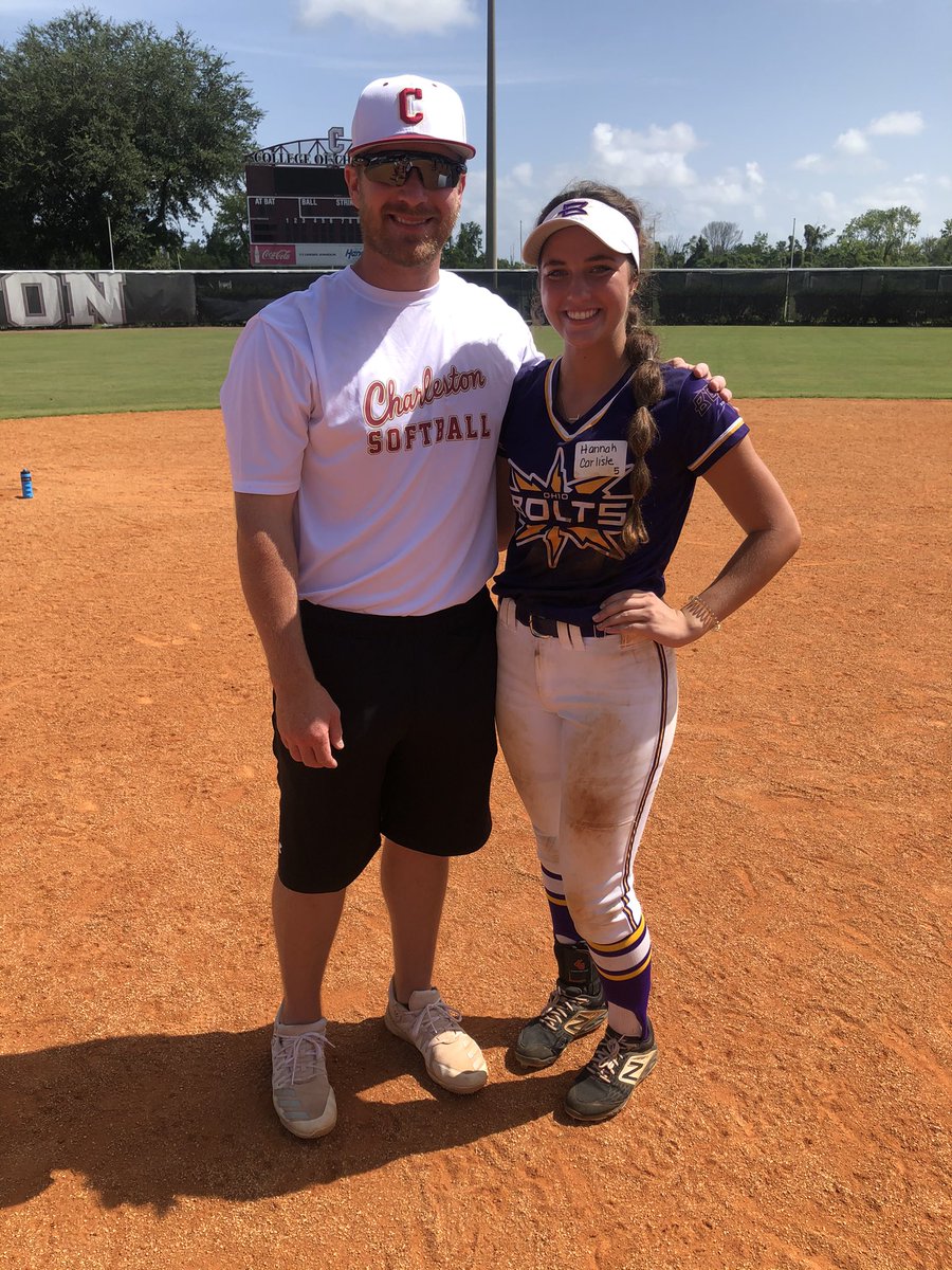 Had such a great time at College of Charleston this weekend!! Thanks for a great camp!! <a href="/CofCSoftball/">Charleston Softball</a> <a href="/CoachLynch20/">Tracey Lynch</a>